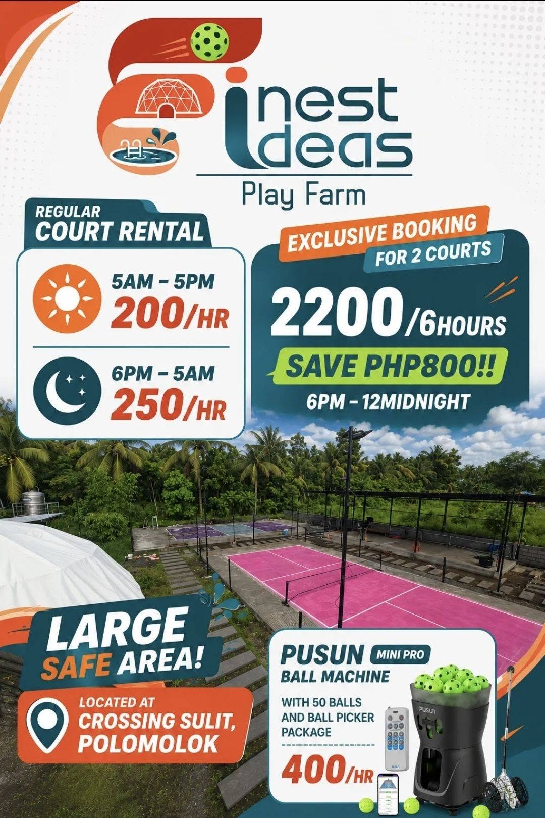 Current Finest Ideas Play Farm pickleball promotion